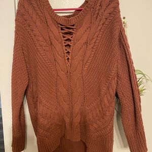 Rust color sweater for sale!